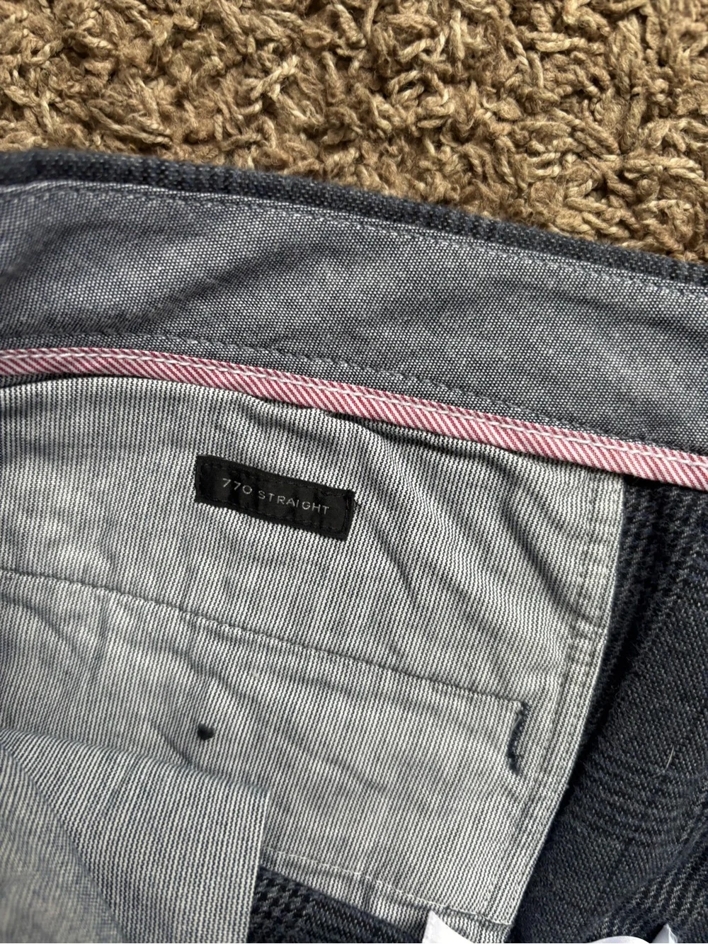 J. Crew Stretch Plaid Trousers in Dark Charcoal